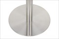 Okrągły element dolny podstawy stołu/stolika SH-3001-6, stal nierdzewna szczotkowana.