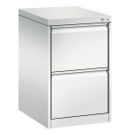 Metalowa szafa kartotekowa na kartoteki A4, 1-rzędowa 2-szufladowa, różne kolory