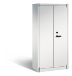 Metalowa szafa o podwyższonej odporności ogniowej - wym.: 93x50x195 cm, kolor szary