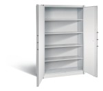 Metalowa szafa o podwyższonej odporności ogniowej - wym.: 120x50x195 cm, kolor szary