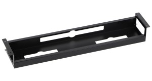OUTLET - Poziomy kanał kablowy czarny  P15/B