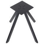 Podstawa stolika NY-B007, fi 100 cm, czarny (stelaż stolika)