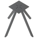 Podstawa stolika NY-B007, fi 100 cm, szary (stelaż stolika)