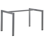 Stelaż ramowy stołu, biurka NY-132A/59 - długość regulowana 99-159 cm, głębokość 59,6 cm, szary