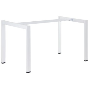 Stelaż ramowy stołu, biurka NY-132A/69 - długość regulowana 119-179 cm, głębokość 69,6 cm, biały