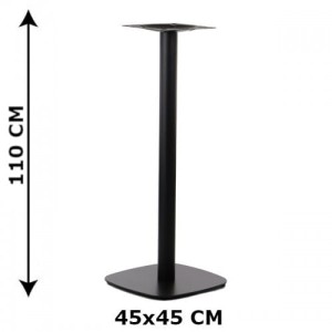 Podstawa stolika SH-3050-2/H/B, 45x45 cm, wysokość 110 cm,  (stelaż stolika), kolor czarny