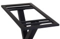 Metalowy element górny podstawy stołu/stolika SH-3007-2 w kolorze czarnym.