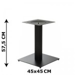 Podstawa stolika SH-5002-5/L/B, 45x45 cm (stelaż stolika), kolor czarny