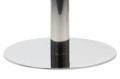 Okrągły element dolny podstawy stołu/stolika SH-3001-5, stal nierdzewna polerowana.