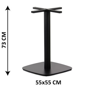 Podstawa stolika SH-3050-4/B, 55x55 cm, (stelaż stolika), kolor czarny
