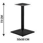 Podstawa stolika SH-4002-8/B, 50x50 cm (stelaż stolika), kolor czarny