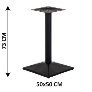 Podstawa stolika SH-4002-8/B, 50x50 cm (stelaż stolika), kolor czarny