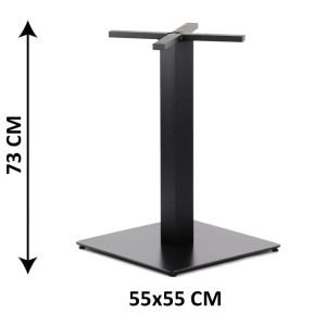 Podstawa stolika SH-5002-7/B, 55x55 cm (stelaż stolika), kolor czarny