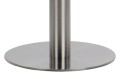 Okrągły element dolny podstawy stołu/stolika SH-3001-1, stal nierdzewna szczotkowana.