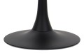 Okrągły metalowy element dolny podstawy stołu/stolika SH-9108 w kolorze czarnym.