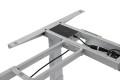 Element górny (belka) w kolorze szarym metalowego stelaża elektrycznego UT04-3T/90A.
