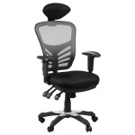 Fotel biurowy gabinetowy HG-0001H/SZARY krzesło biurowe obrotowe