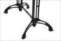 Żeliwny element dolny podstawy stołu/stolika SH-5027 w kolorze czarnym.