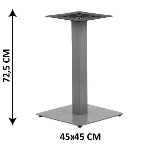 Podstawa stolika SH-5002-5/A, 45x45 cm (stelaż stolika), kolor alu