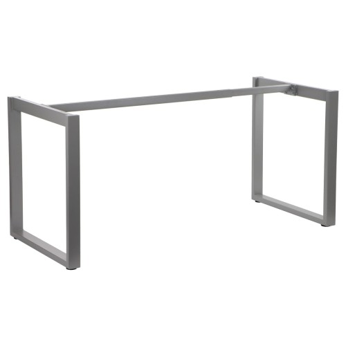 Metalowy, ramowy stelaż stołu/biurka NY-131A w kolorze szarym.