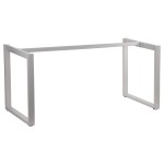 Stelaż ramowy stołu, biurka NY-131A - długość regulowana 120-180 cm, biały, noga o głębokości 70 cm