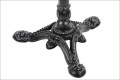 Żeliwny element dolny podstawy stołu/stolika SH-5051A w kolorze czarnym.