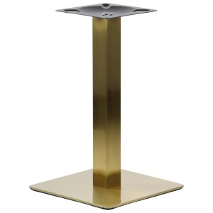 Podstawa stolika SH-3002-5/G, 45x45 cm, stal nierdzewna w kolorze ZŁOTYM (stelaż stolika)
