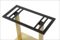 Metalowy element górny podstawy stołu/stolika SH-3003 w kolorze czarnym.