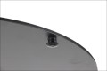 Okrągły metalowy element dolny podstawy stołu/stolika SH-3012 - widok z regulowaną stopką.