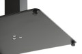 Kwadratowy metalowy element dolny podstawy stołu/stolika SH-5002-6 z regulowanymi stopkami.