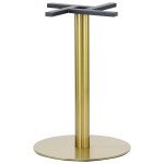 Podstawa stolika SH-3001-6/G, fi 50 cm, stal nierdzewna w kolorze ZŁOTYM (stelaż stolika)