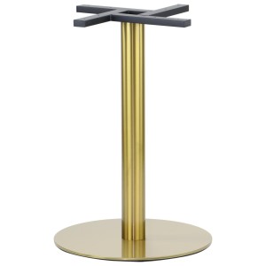 Podstawa stolika SH-3001-6/G, fi 50 cm, stal nierdzewna w kolorze ZŁOTYM (stelaż stolika)