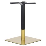 Podstawa stolika SH-3002-6/GB, 50x50 cm, stal nierdzewna w kolorze ZŁOTYM / czarny (stelaż stolika)