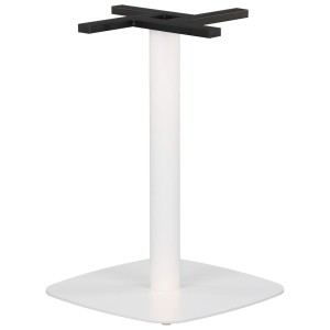 Podstawa metalowa stolika (stelaż stolika) SH-3050-3/W, 50x50x71,5 cm, kolor biały