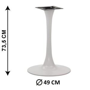 Podstawa stolika SH-9108-1/W, fi 49 cm, (stelaż stolika), kolor biały