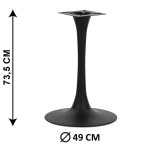 Podstawa stolika SH-9108-1/B, fi 49 cm, (stelaż stolika), kolor czarny
